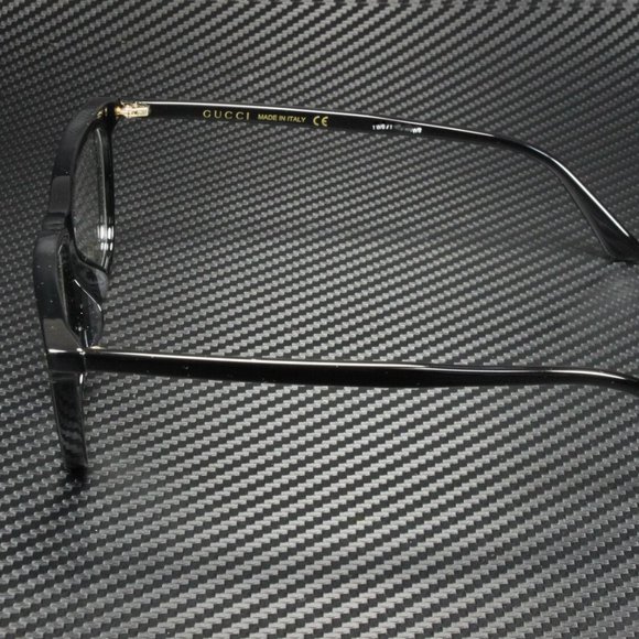 Gucci Sexy Black 55mm Oval Eyeglasses main image 4
